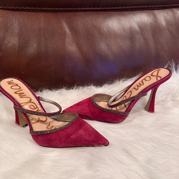 Velvet Ankle Boots in Mustard Yellow - Picture 5 of 16